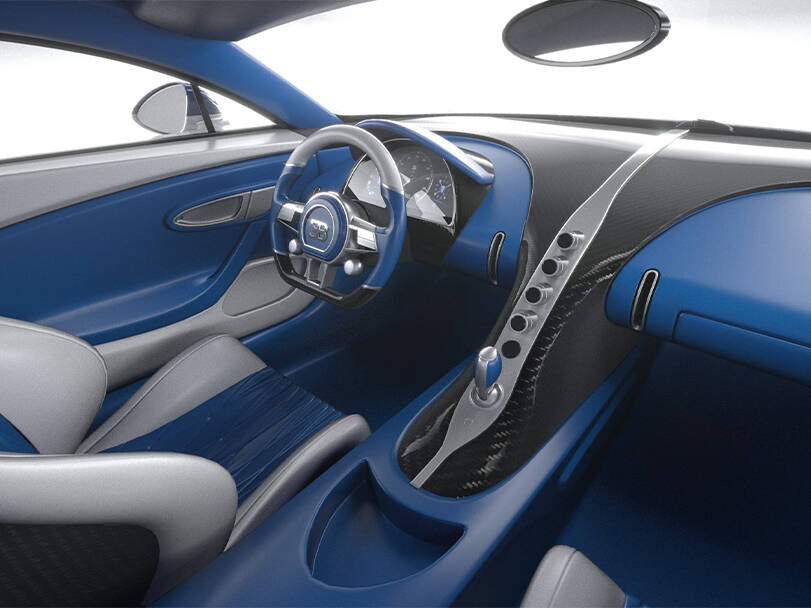 Bugatti Chiron Interior 